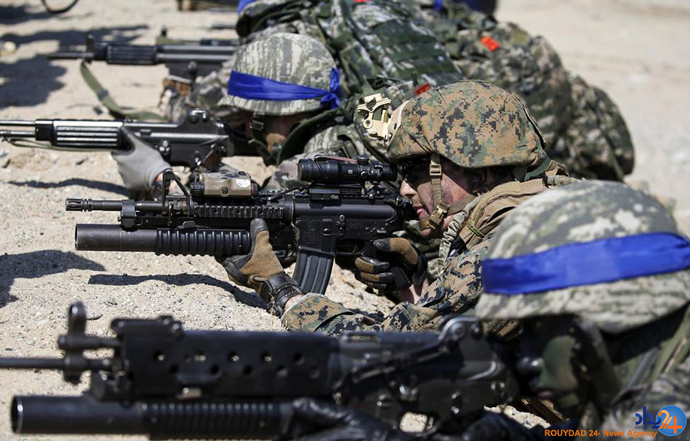 مانور نظامی مشترک کره جنوبی و آمریکا