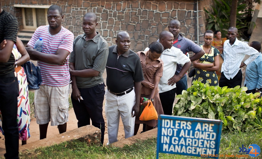 صحنه هایی از روز رای گیری در اوگاندا