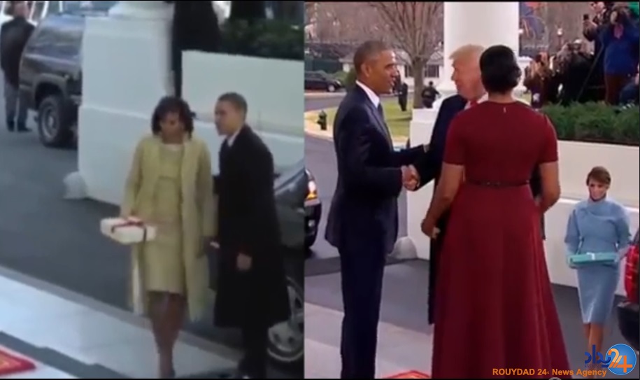تفاوت اوباما و ترامپ در یک موقعیت مشابه (فیلم)