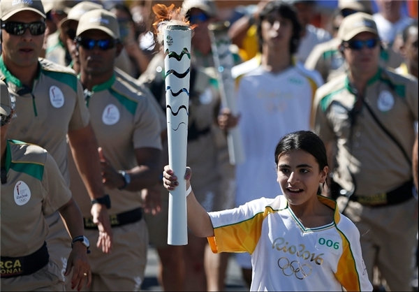 گزارش تصویری از روشن شدن مشعل المپیک 2016 در برزیل