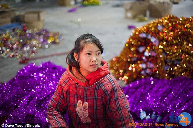 چین تولیدکننده 60 درصد تزئینات کریسمس جهان (تصاویر)