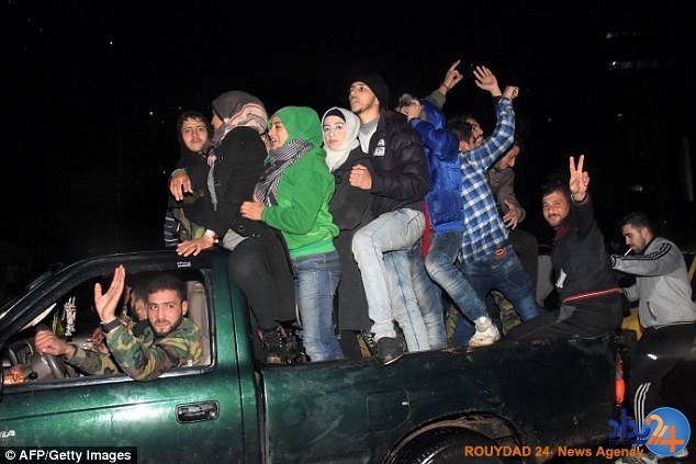 شادی مردم حلب پس از آزادی (تصاویر)