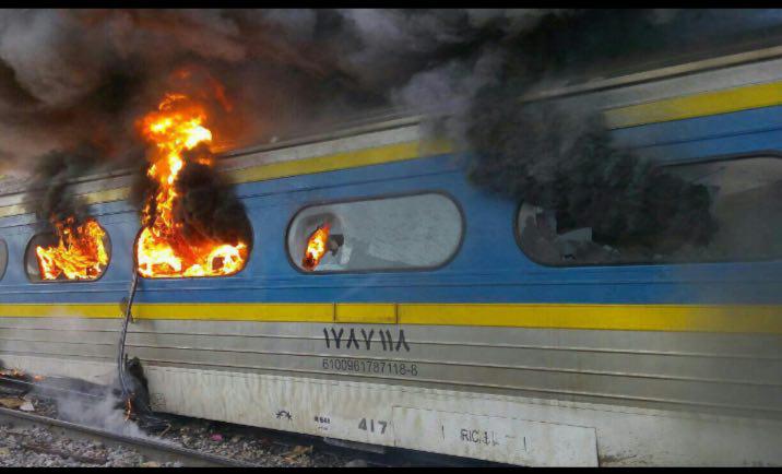 تصادف دو قطار مسافربری در سمنان/ 5 کشته و 14 مصدوم