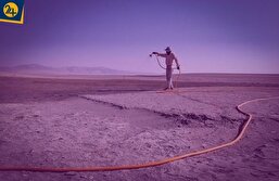 وظیفه: دریاچه ارومیه از بین رفته، چه مالچ پاشیده شود چه نشود