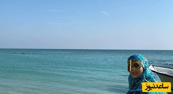تغییر چهره جالب مژده لواسانی با لباس بندری در قایق + عکس