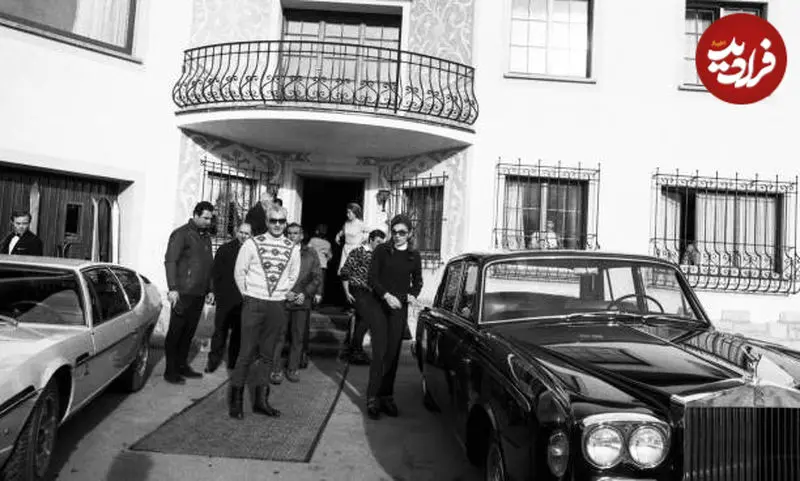 تصویری جالب از محمدرضا پهلوی و فرح سوئیس؛ سال ۴۷