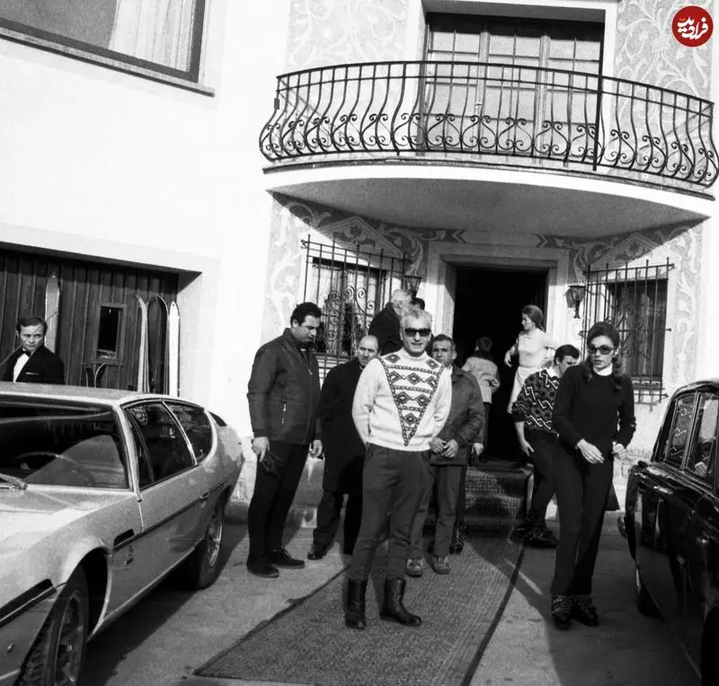 تصویری جالب از محمدرضا پهلوی و فرح سوئیس؛ سال ۴۷