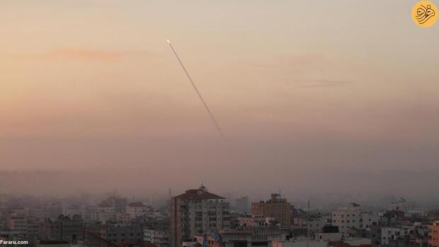 حمله موشکی فلسطین به اسرائیل