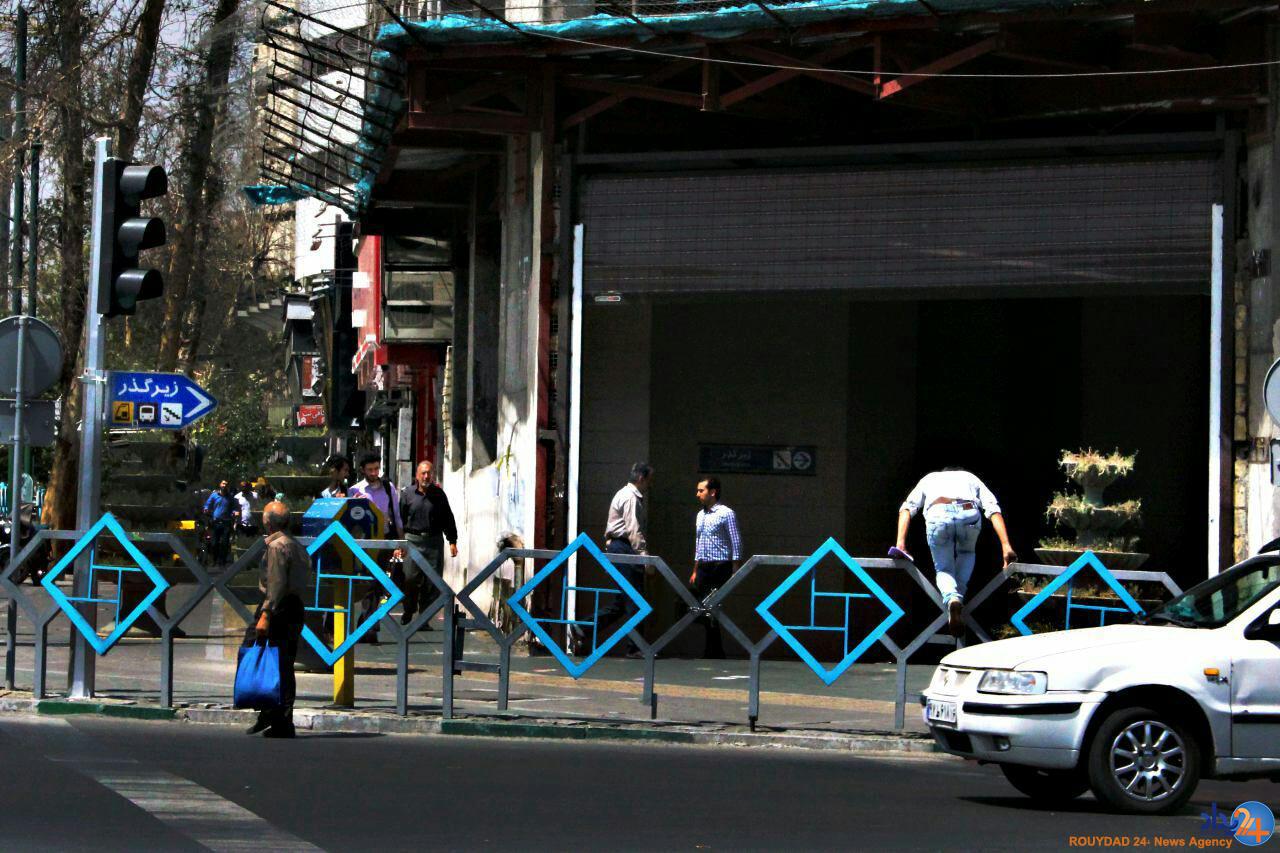 انضباط شهری گمشده چهارراه ولیعصر انضباط شهری گمشده چهارراه ولیعصر