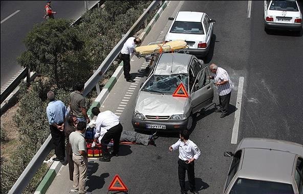 کاهش تصادفات جرحی در شهر تهران