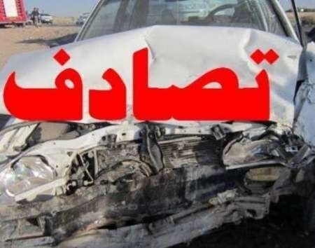 ۱۴مجروح در تصادف مینی‌بوس حامل دانش آموزان