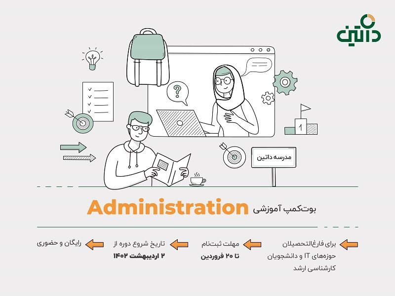 برگزاری بوت کمپ آموزشی Administration مدرسه داتین در روز‌های آغازین ۱۴۰۲