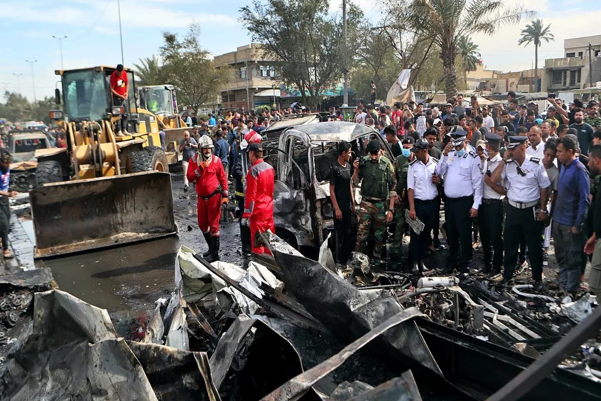 حمله به مقر الحشد الشعبی در بغداد/ دو تن از فرماندهان الحشد الشعبی به شهادت رسیدند