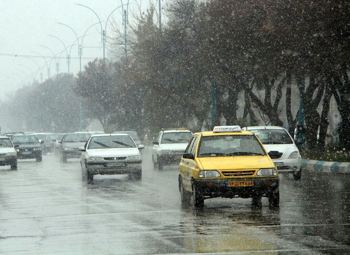 بارش برف و باران در کشور/ وزش باد شدید در برخی استان‌ها