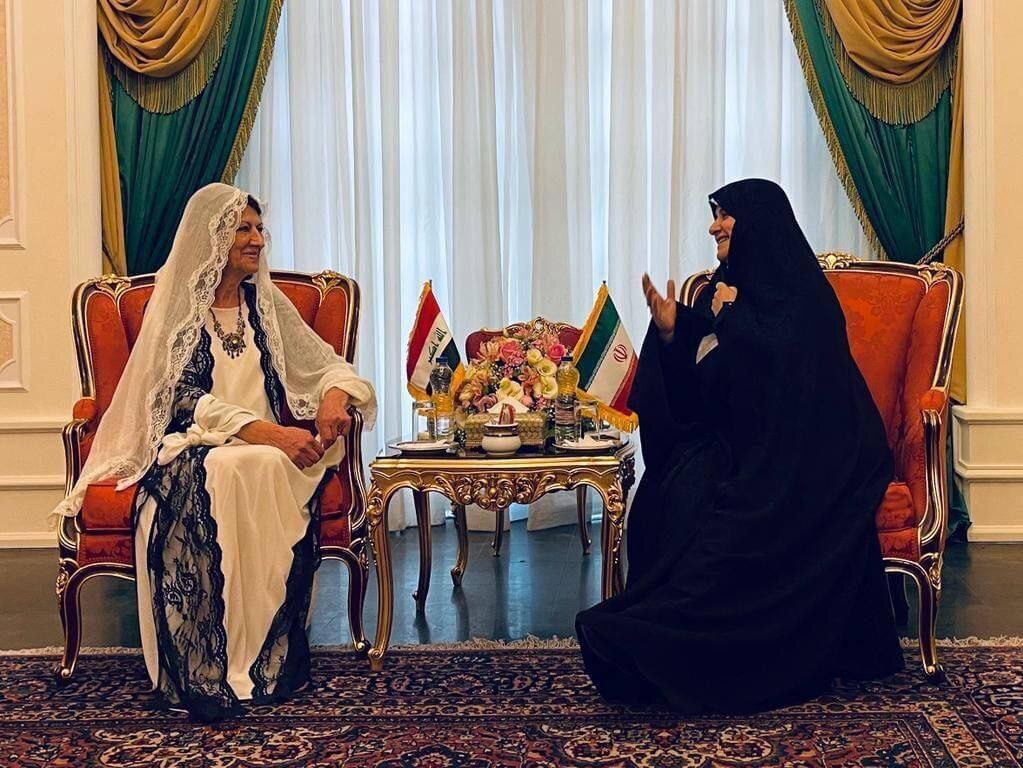 همسر رئیس جمهوری عراق در تهران