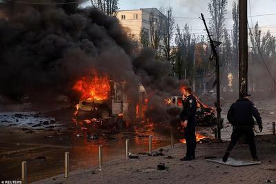 حمله موشکی به آپارتمان مسکونی پناهندگان اوکراینی