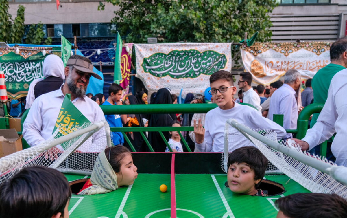 کودکان و نوجوانان جشن ۱۰ کیلومتری غدیر