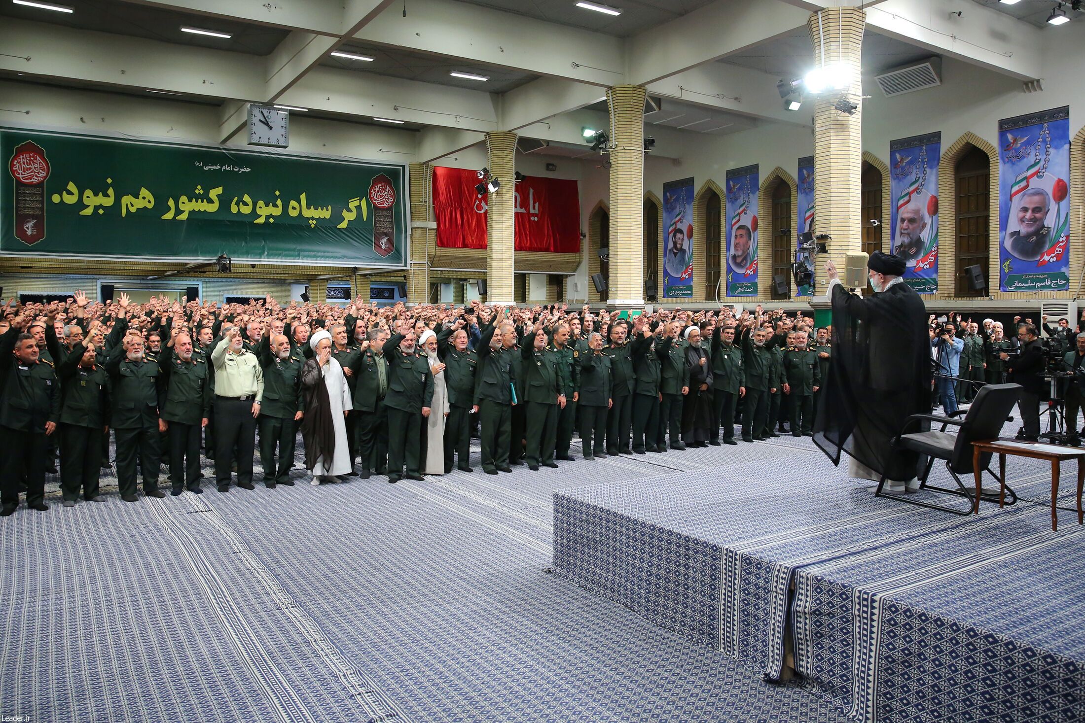 اولین دیدار رهبر انقلاب با فرماندهان عالی‌رتبه سپاه پس از ۴ سال