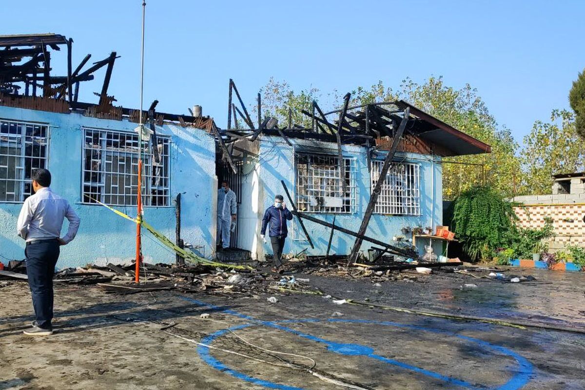 جزئیات آتش‌سوزی مرگبار کمپ ترک اعتیاد لنگرود