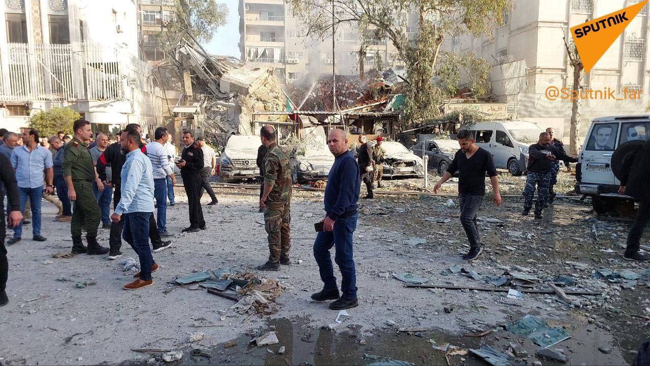 حمله هوایی اسرائیل به نزدیکی سفارت ایران در دمشق