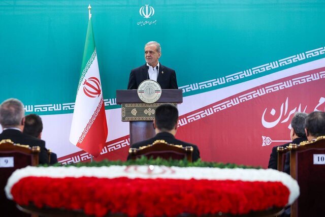 پزشکیان: ما دنبال سلاح هستهای نیستیم ؛ هر وقت خواستند راستیآزمایی کنند پزشکیان: ما دنبال سلاح هستهای نیستیم ؛ هر وقت خواستند راستیآزمایی کنند