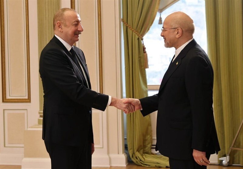 رایزنی قالیباف و الهام علیاف رایزنی قالیباف و الهام علیاف