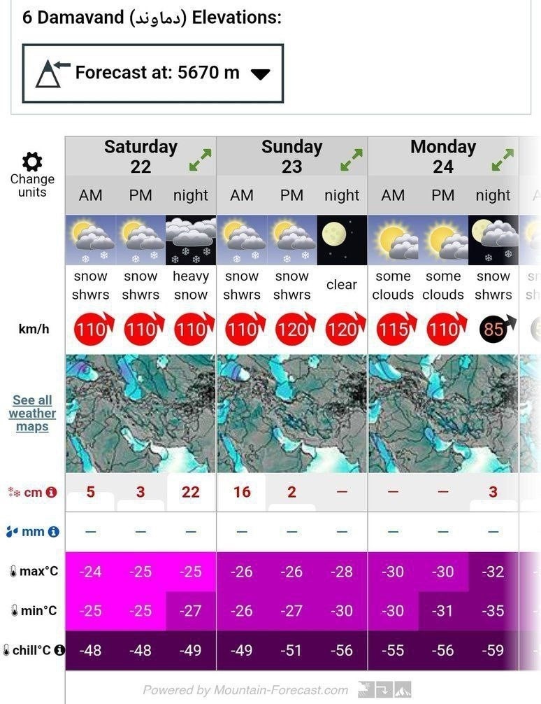 هشدار به کوهنوردان درباره سرمای شدید در قله دماوند هشدار به کوهنوردان درباره سرمای شدید در قله دماوند