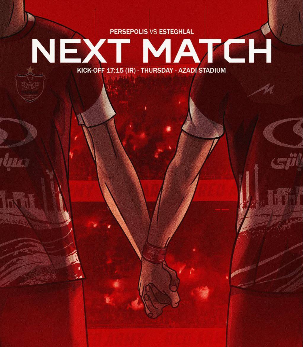 عکس| پوستر اختصاصی باشگاه پرسپولیس برای دربی ۱۰۵ عکس| پوستر اختصاصی باشگاه پرسپولیس برای دربی ۱۰۵