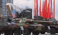 شوی دیدنی روس‌ها از تسلیحات غنیمتی در مسکو