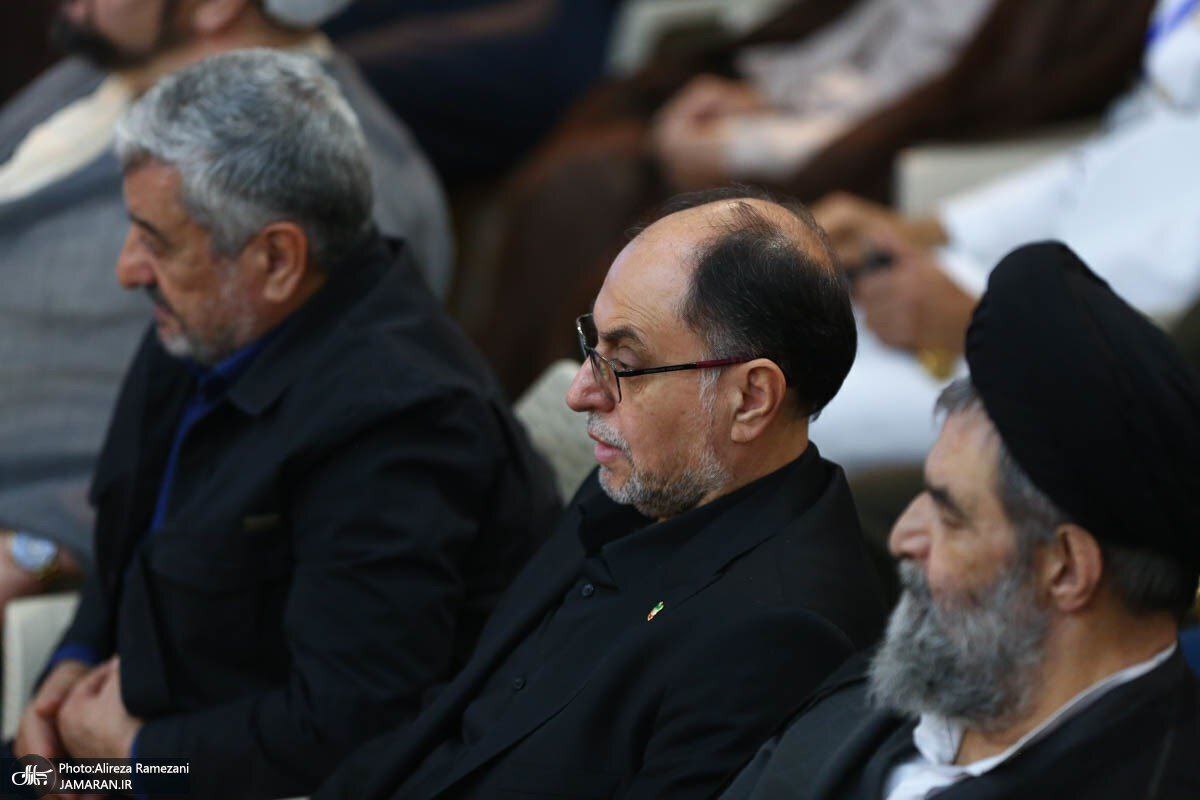 تصویری از وحید حقانیان در مراسم سالگرد ارتحال امام خمینی