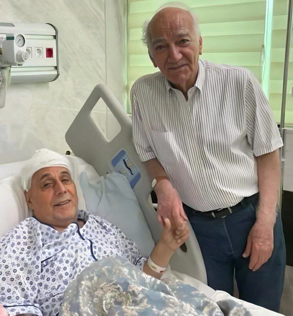 اولین تصاویر از مجید قناد پس از بستری شدن در بیمارستان