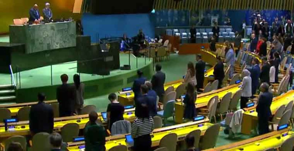 ادای احترام مجمع عمومی سازمان ملل به رئیس جمهور فقید