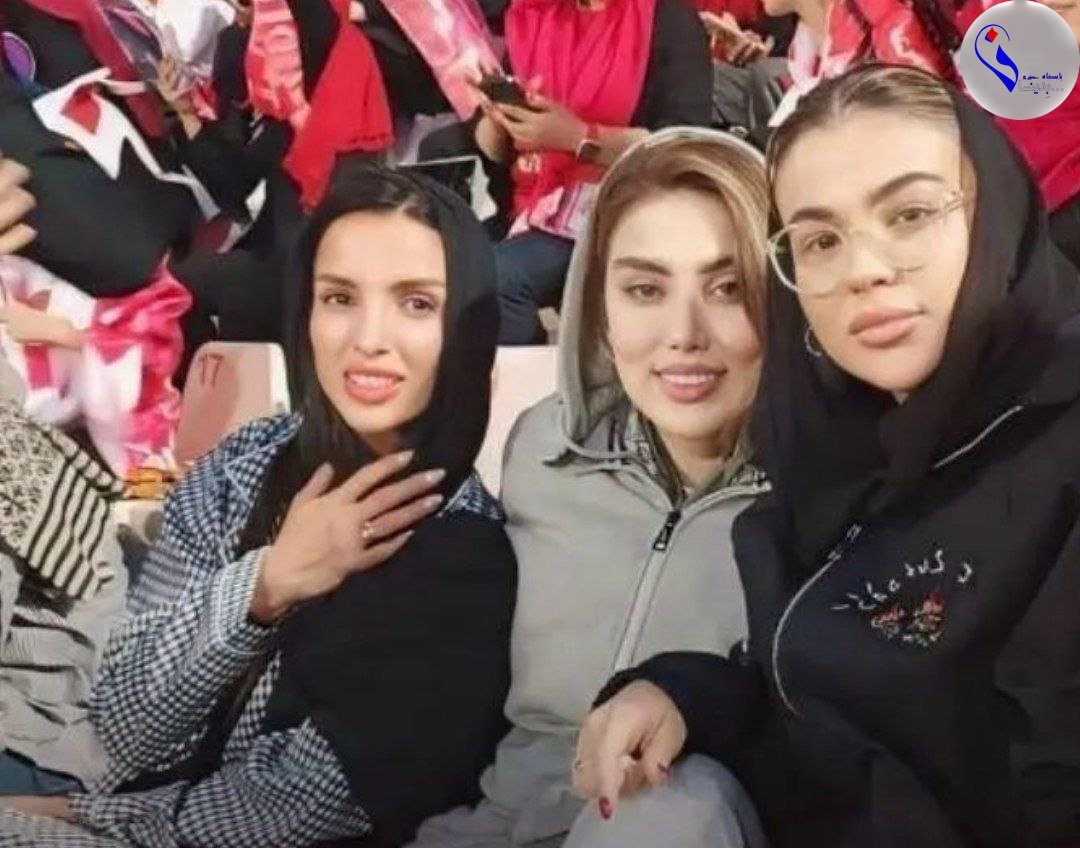 عکس جالب از همسران ستاره‌های پرسپولیس در ورزشگاه آزادی