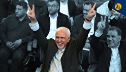 ظریف روی دور تند | وزیر خارجه سابق چهره اول کمپین‌های انتخابات ریاست‌جمهوری شده است