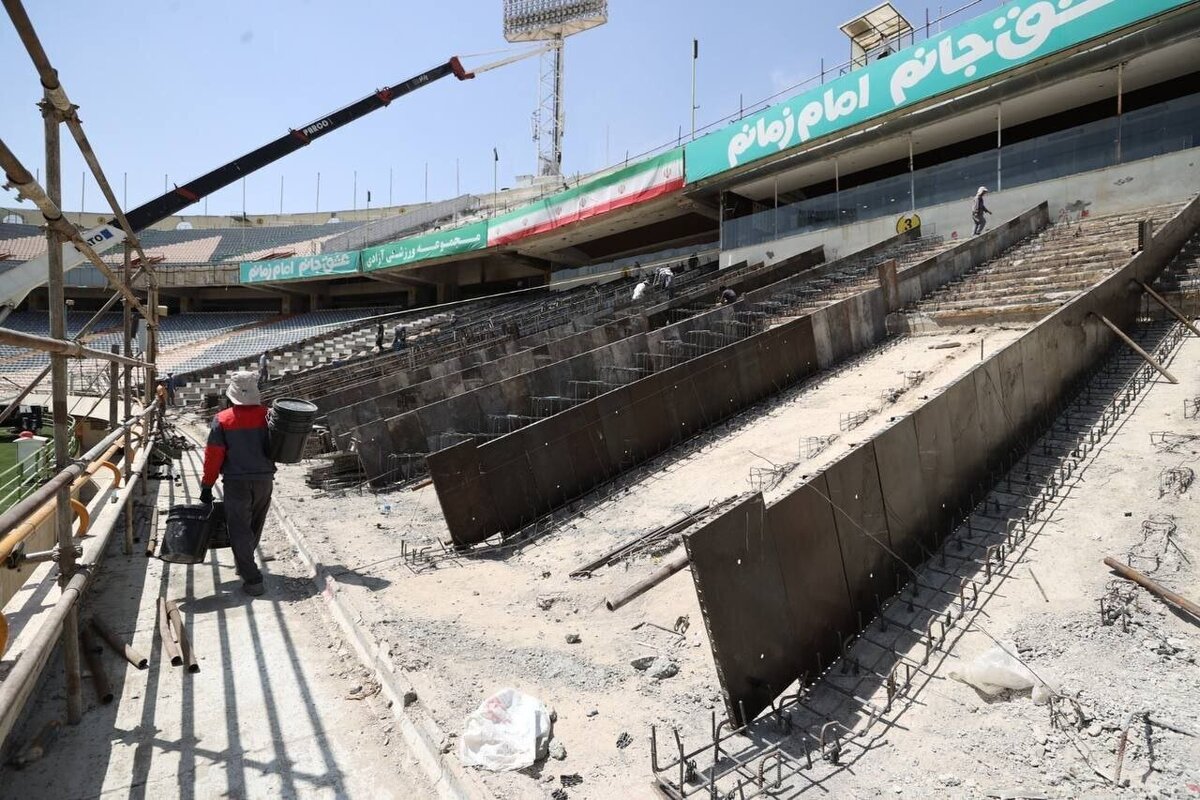 زمان پایان بازسازی ورزشگاه آزادی مشخص شد