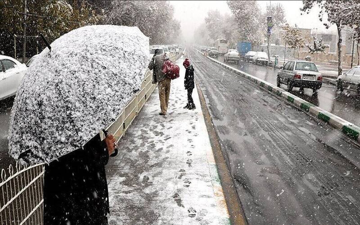 تهران یخ می‌بندد؛ بارش برف و کاهش دما تا ۱۵ درجه