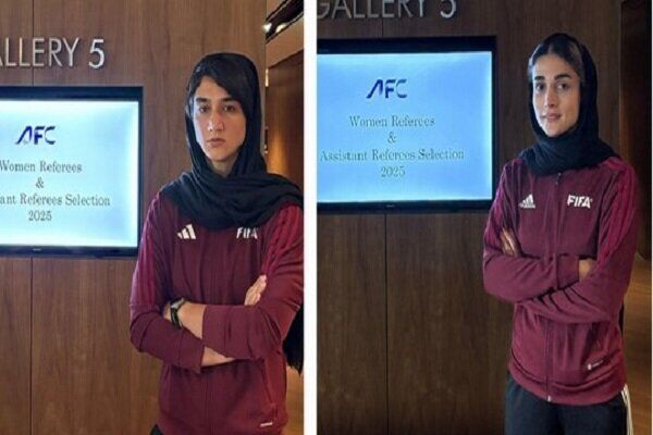 دو داور زن ایرانی در جمع داوران الیت آسیا دو داور زن ایرانی در جمع داوران الیت آسیا
