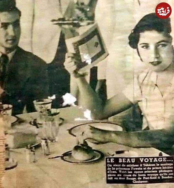 فوزیه و محمدرضا پهلوی در دوران نامزدی در مصر +عکس فوزیه و محمدرضا پهلوی در دوران نامزدی در مصر +عکس