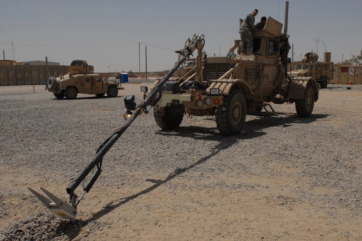 مشخصات خودروی مین یاب هاسکی مشخصات خودروی مین یاب هاسکی