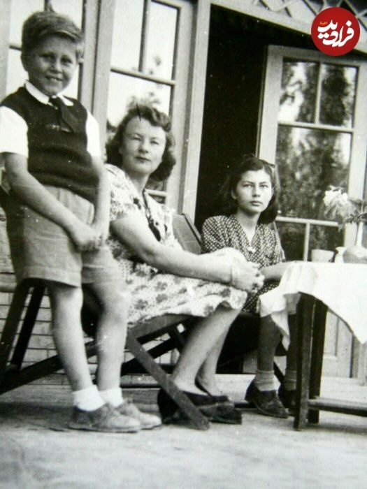 اوا کارل آلمانی در کنار دخترش ثریا اسفندیاری در دهه 20 +عکس اوا کارل آلمانی در کنار دخترش ثریا اسفندیاری در دهه 20 +عکس