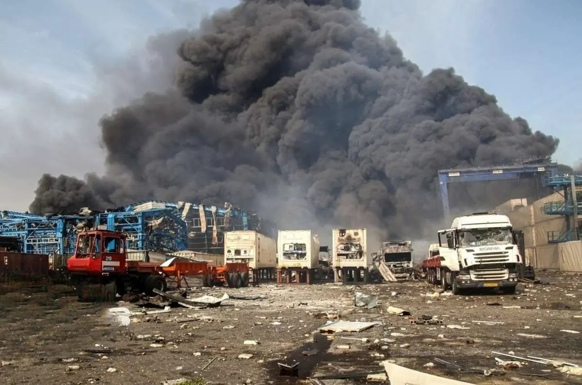 ببینید| تصویری از اولین جرقه حادثه بندر رجایی ببینید| تصویری از اولین جرقه حادثه بندر رجایی