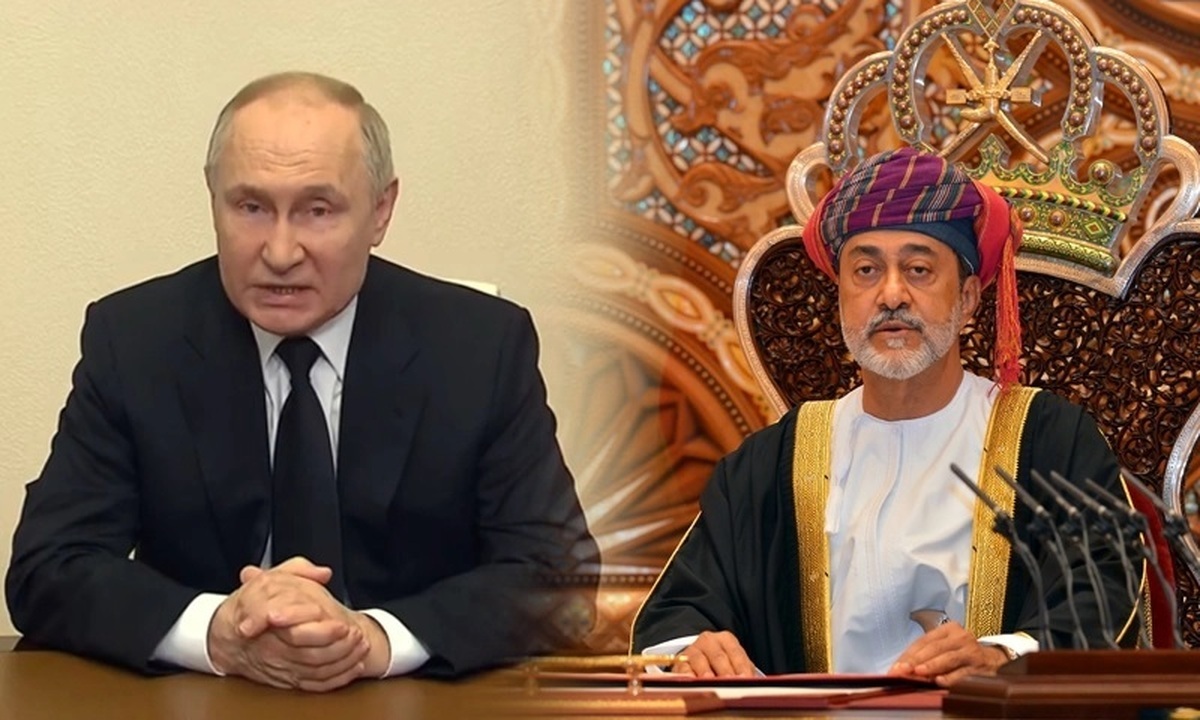 دیدار پوتین با سلطان عمان در کاخ کرملین دیدار پوتین با سلطان عمان