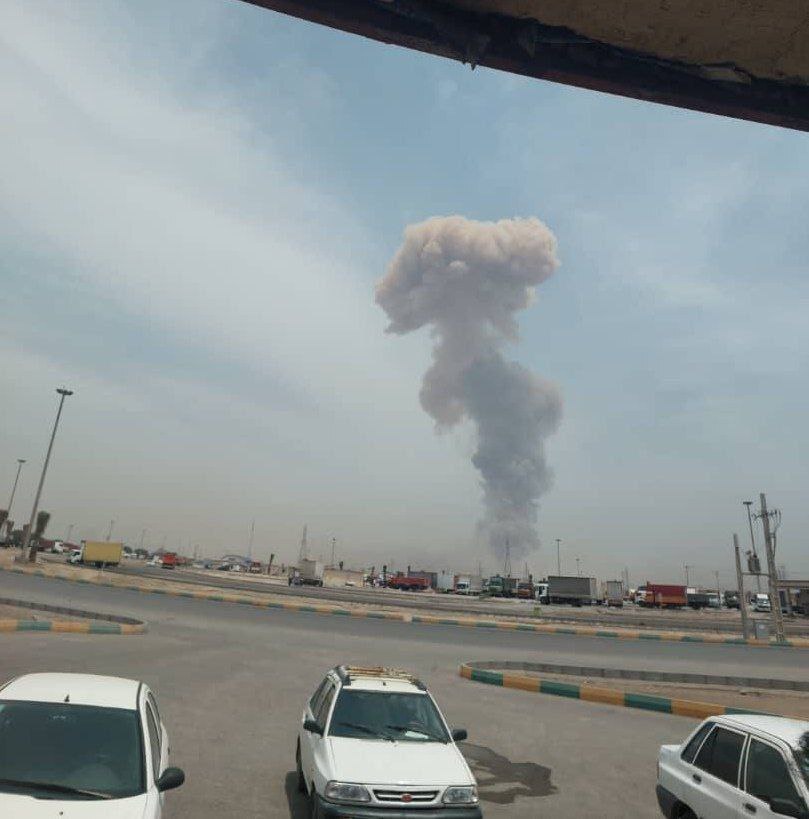 انفجار مهیب در بندر شهید رجایی بندرعباس +تصاویر انفجار