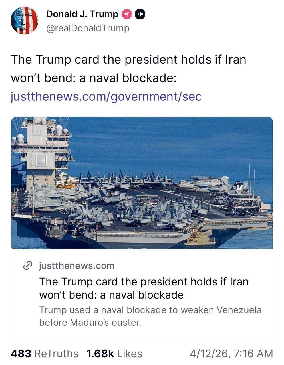 پست جدید ترامپ پست جدید ترامپ