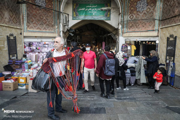 کرونا در بازار تهران