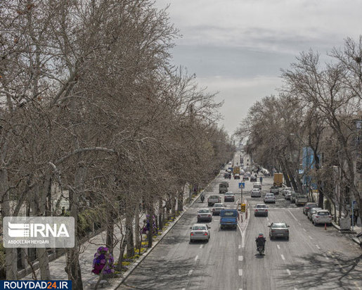 خیابان‌های خلوت تهران بدنبال کرونا