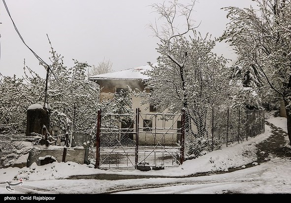 بارش برف بهاری در گیلان