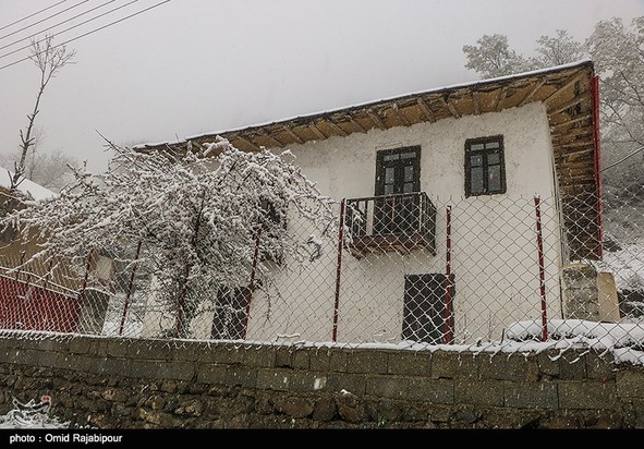 بارش برف بهاری در گیلان