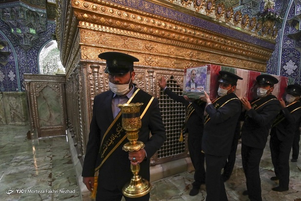 تشییع پیکر دانشمند هسته‌ای در قم