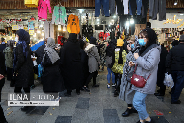 بازار بزرگ تهران بعد از قرنطینه دو هفته ای